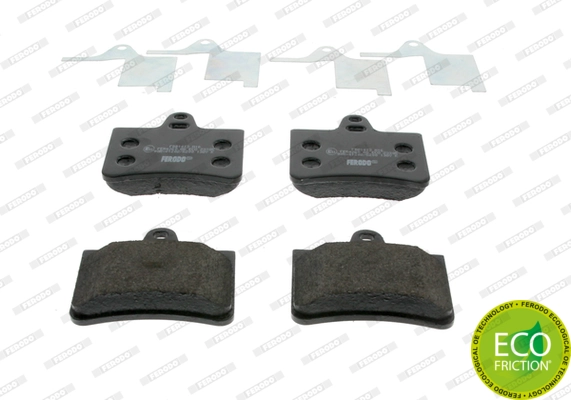 Brake Pad Set, disc brake PREMIER ECO FRICTION FDB1413