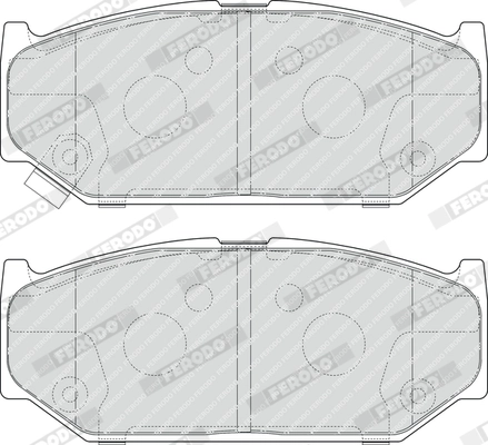 FERODO FDB4705 Brake Pad Set, disc brake