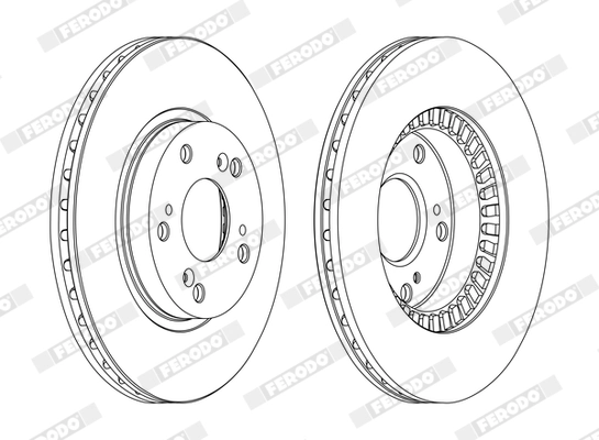 Brake Disc PREMIER DDF1496C