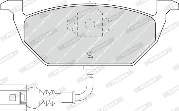 Brake Pad Set, disc brake PREMIER ECO FRICTION FDB1398