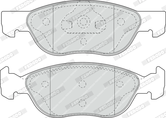 Brake Pad Set, disc brake PREMIER ECO FRICTION FDB1651