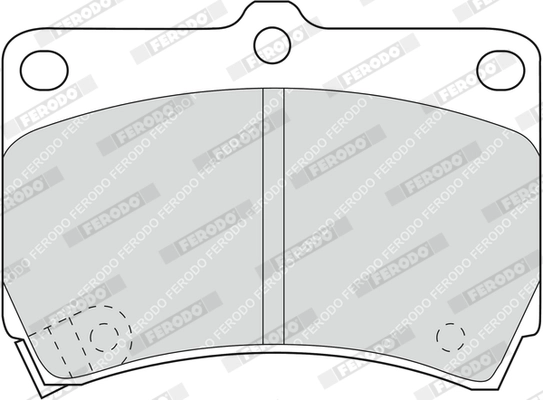 Brake Pad Set, disc brake PREMIER ECO FRICTION FDB715