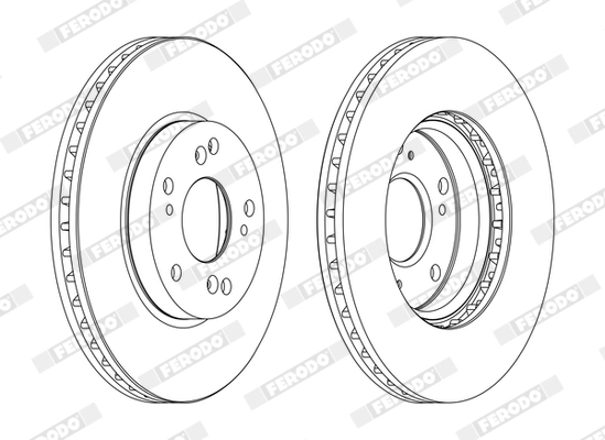Brake Disc PREMIER DDF1557C