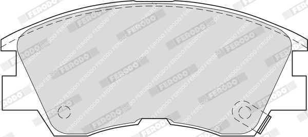 Brake Pad Set, disc brake PREMIER ECO FRICTION FDB556