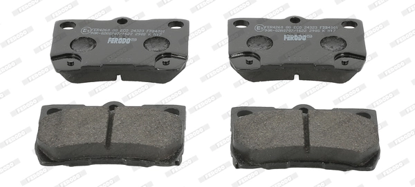 Brake Pad Set, disc brake PREMIER ECO FRICTION FDB4001