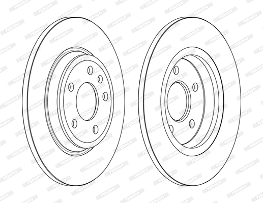 Brake Disc PREMIER DDF2599C