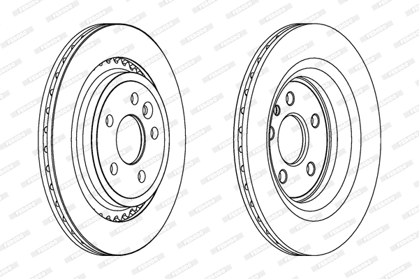 Brake Disc PREMIER DDF1681C