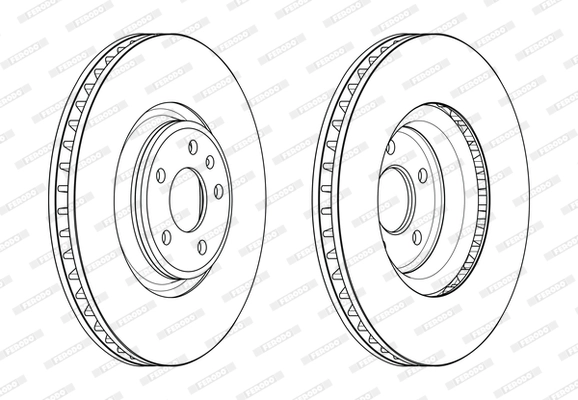 Brake Disc PREMIER DDF2598C-1
