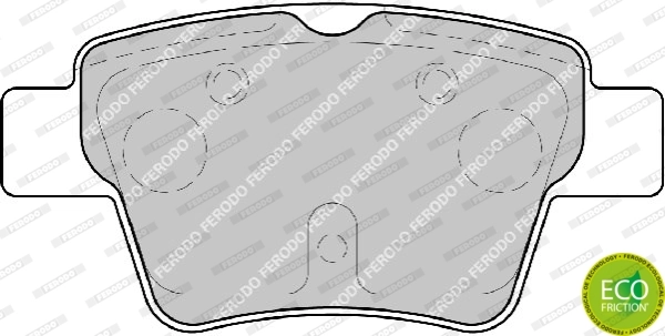 Brake Pad Set, disc brake PREMIER ECO FRICTION FDB1784