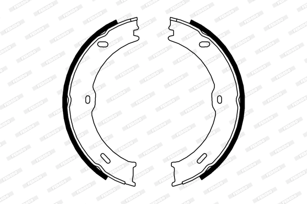 Brake Shoe Set, parking brake PREMIER FSB4001