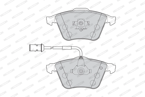 Brake Pad Set, disc brake PREMIER FDB4427