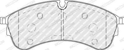 Brake Pad Set, disc brake PREMIER ECO FRICTION FVR5105