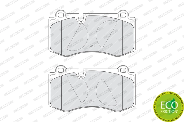 Brake Pad Set, disc brake PREMIER ECO FRICTION FDB4055