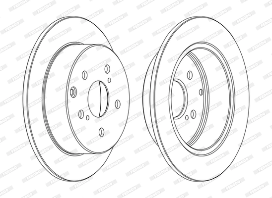 Brake Disc PREMIER DDF1704C
