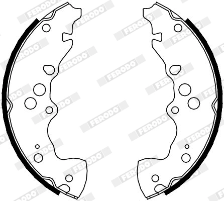Brake Shoe Set PREMIER FSB4115