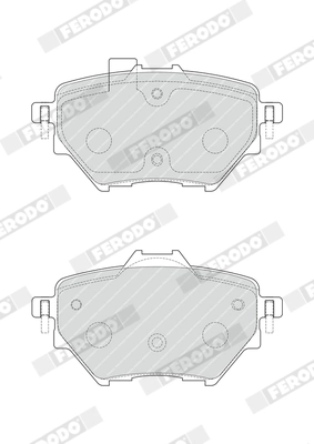 Brake Pad Set, disc brake PREMIER ECO FRICTION FDB4680