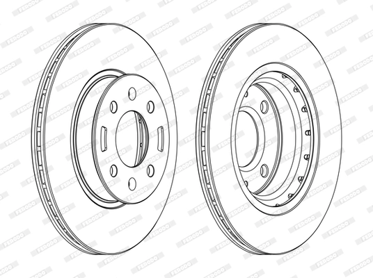 Brake Disc PREMIER Coat+ disc DDF1840C