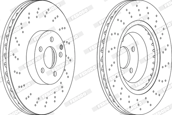 Brake Disc PREMIER Coat+ disc DDF1639C-1