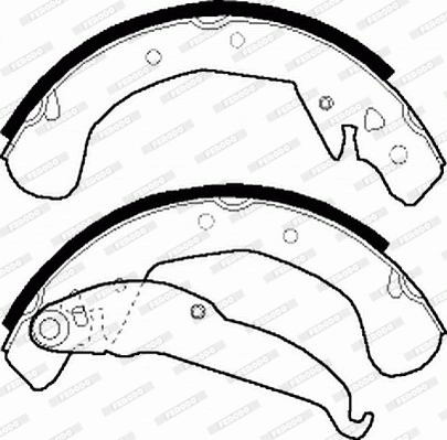 Brake Shoe Set PREMIER FSB545
