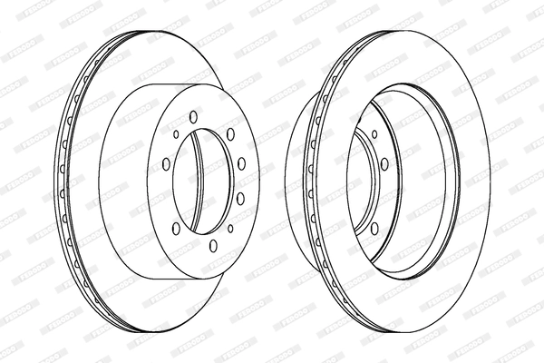Brake Disc PREMIER DDF976-1