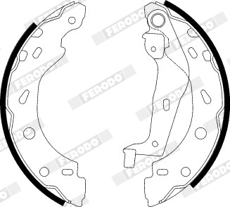 Brake Shoe Set PREMIER FSB614