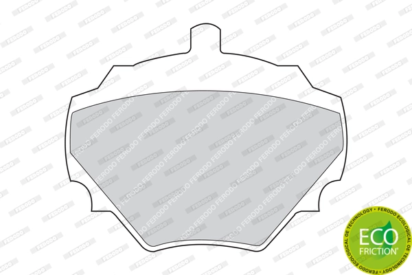 Brake Pad Set, disc brake PREMIER ECO FRICTION FDB844