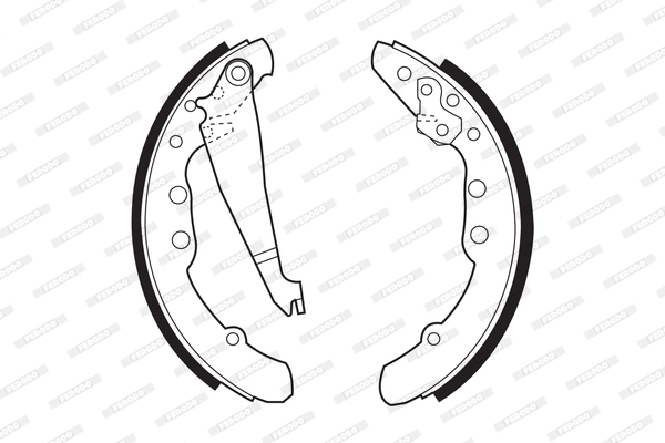 Brake Shoe Set PREMIER FSB409