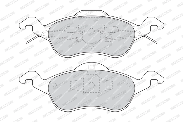 Brake Pad Set, disc brake PREMIER FDB1318B
