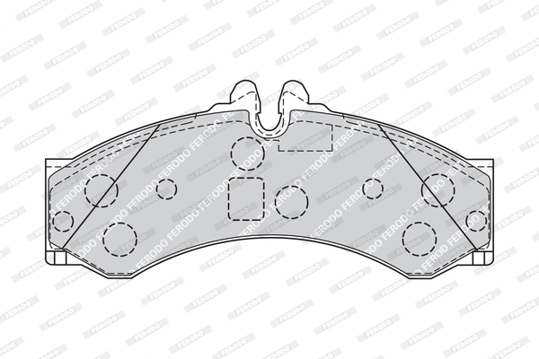 Brake Pad Set, disc brake PREMIER ECO FRICTION FVR1879