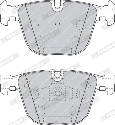 Brake Pad Set, disc brake FUSE+ Technology FDB4286