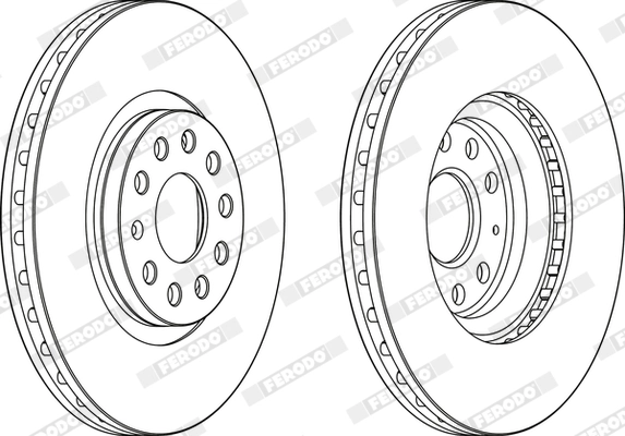 Brake Disc PREMIER DDF2016C-1