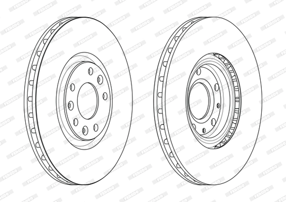 Brake Disc PREMIER DDF2237C