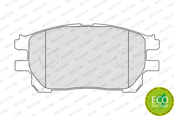 Brake Pad Set, disc brake PREMIER ECO FRICTION FDB1868