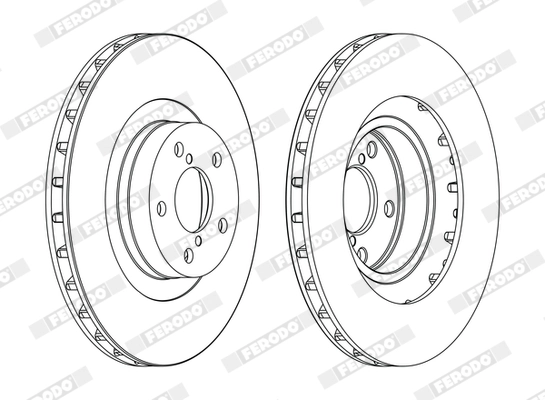 Brake Disc PREMIER DDF1175C