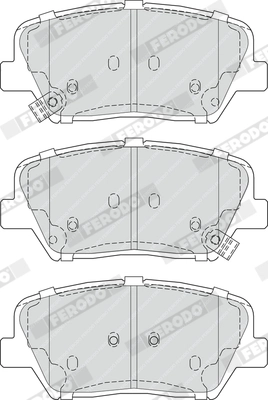 Brake Pad Set, disc brake PREMIER FDB4396