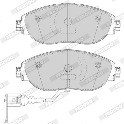 Brake Pad Set, disc brake PREMIER ECO FRICTION FDB4425
