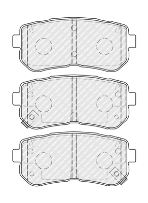Brake Pad Set, disc brake PREMIER ECO FRICTION FDB4771