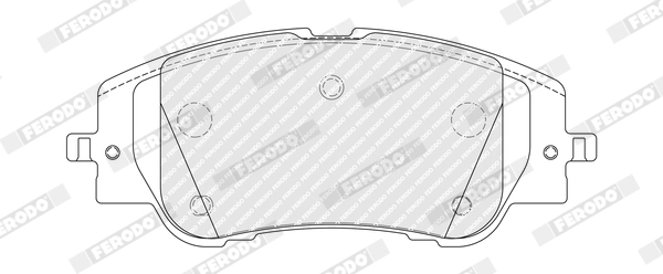 Brake Pad Set, disc brake PREMIER ECO FRICTION FDB5507