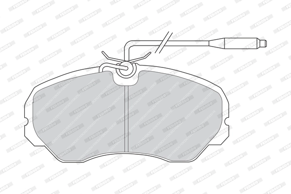 Brake Pad Set, disc brake PREMIER FVR510