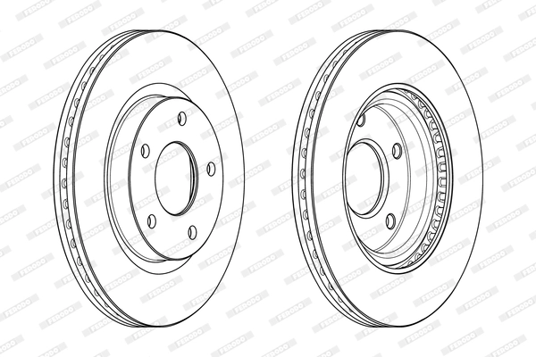 Brake Disc PREMIER DDF2100C