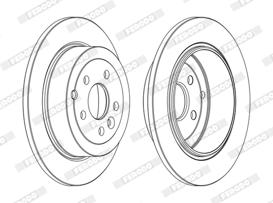 Brake Disc PREMIER Coat+ disc DDF1578C