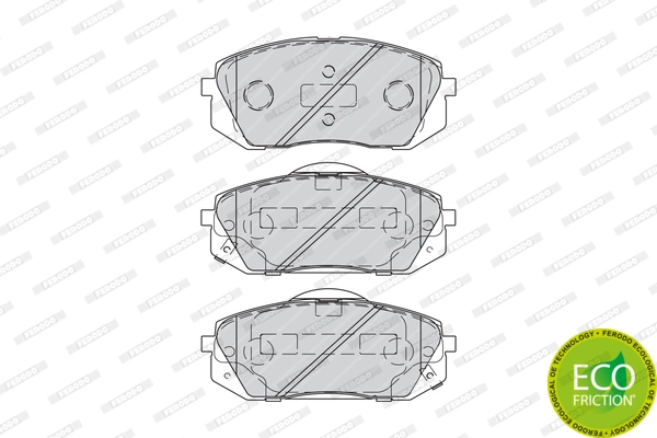 Brake Pad Set, disc brake PREMIER ECO FRICTION FDB4194