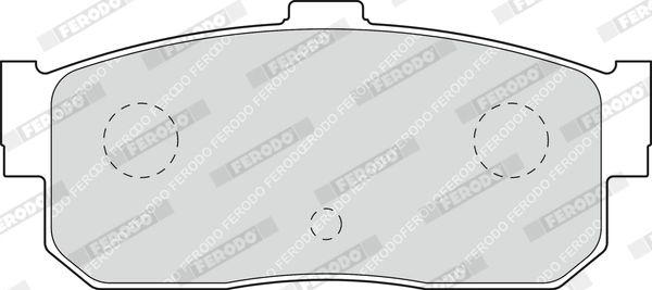 Brake Pad Set, disc brake PREMIER ECO FRICTION FDB796