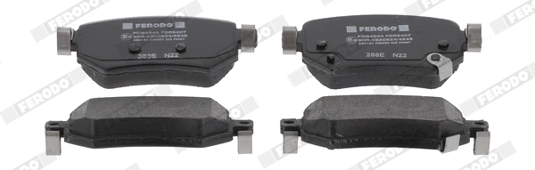 Brake Pad Set, disc brake PREMIER ECO FRICTION FDB4944