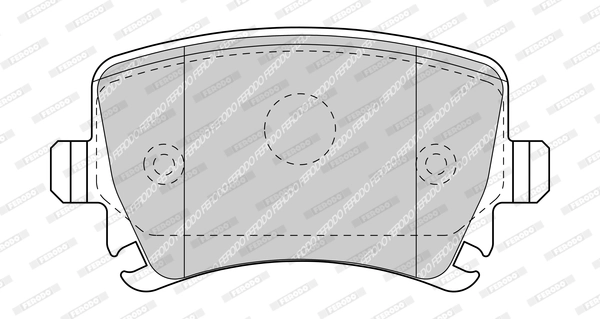 Brake Pad Set, disc brake PREMIER ECO FRICTION FDB5107