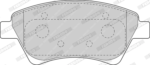 Brake Pad Set, disc brake PREMIER ECO FRICTION FDB1544