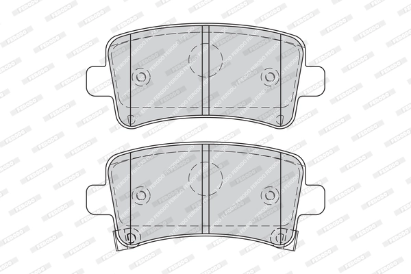 Brake Pad Set, disc brake PREMIER FDB4252