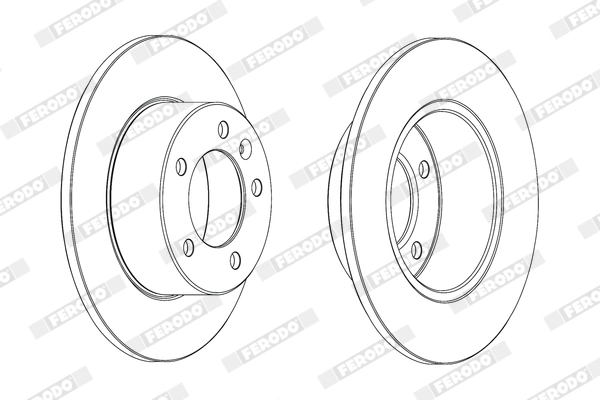Brake Disc PREMIER DDF1975C