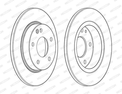 Brake Disc PREMIER Coat+ disc DDF1034C