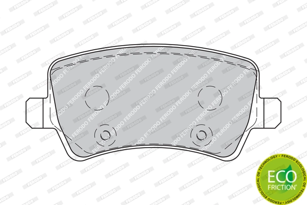 Brake Pad Set, disc brake PREMIER ECO FRICTION FDB1918